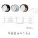 Aplice - Aplica LED CCT pentru exterior IP65 CREEK diametru 17cm, negru MA-8854