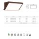 Aplice - Aplica LED CCT pentru exterior IP65 CREEK 26,8cm, alb MA-8861