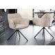 Seturi scaune, HoReCa - Set de 2 scaune pivotante Verona, sampanie bej