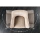 Seturi scaune, HoReCa - Set de 2 scaune pivotante Verona, sampanie bej