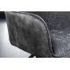 Seturi scaune, HoReCa - Set de 2 scaune pivotante Verona, gri inchis