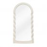 Oglinda de perete design modern Wave 160cm, alb A-45941 VC