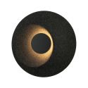 Aplica LED design modern decorativ ACOUSTIC gri inchis, negru ZB-25180