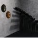 Aplice, corpuri de iluminat pentru pereti - Aplica LED design modern decorativ ACOUSTIC maro, negru ZB-25181