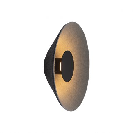 Aplice, corpuri de iluminat pentru pereti - Aplica LED design modern decorativ ACOUSTIC gri, negru ZB-25178