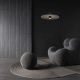 Pendule, Lustre suspendate - Lustra LED design modern decorativ ACOUSTIC gri, negru ZB-25176