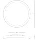 Plafoniere - Plafoniera LED CCT, diametru 40cm, Alb-Auriu, ZB-25185