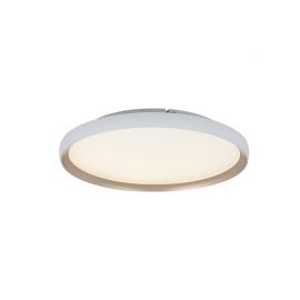 Plafoniera LED CCT, diametru 40cm, Alb-Auriu, ZB-25185