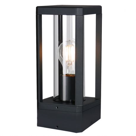 Stalpi - Mini Stalp iluminat exterior IP65 NEVADA gri H-27cm, MA-8900