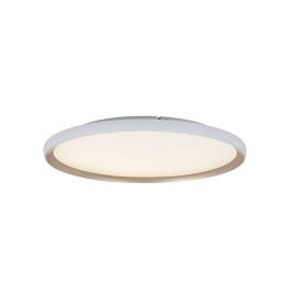 Plafoniera LED CCT, diametru 60cm, Alb-Auriu, ZB-25188