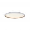 Plafoniera LED CCT, diametru 60cm, Alb-Auriu, ZB-25188