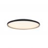 Plafoniera LED CCT, diametru 60cm, Negru-Auriu, ZB-25189