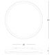 Plafoniere - Plafoniera LED CCT, diametru 60cm, Alama Cafenie, ZB-25190
