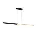 Lustra LED, Design Liniar, 44W 3000K BLACK-BRASS ZB-2559