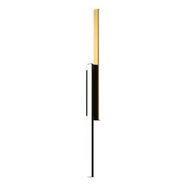 Aplice, corpuri de iluminat pentru pereti - Aplica LED, Design Liniar, 26W 3000K BLACK-BRASS ZB-2560