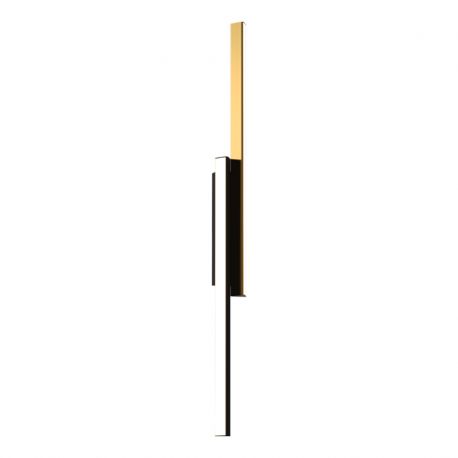 Aplice, corpuri de iluminat pentru pereti - Aplica LED, Design Liniar, 26W 3000K BLACK-BRASS ZB-2560