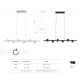 Pendule, Lustre suspendate - Lustra cu spoturi directionabile, 6xGU10, Ios alb MA-7936