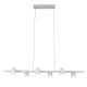 Pendule, Lustre suspendate - Lustra cu spoturi directionabile, 6xGU10, Ios alb MA-7936