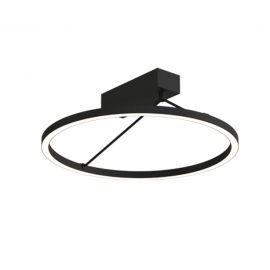 Plafoniera LED, Design Curcular, 26W 3000K SANDY BLACK ZB-2561