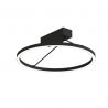 Plafoniera LED, Design Curcular, 26W 3000K SANDY BLACK ZB-2561