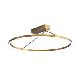 Plafoniere - Plafoniera LED, Design Circular, 42W 3000K Brass ZB-2565