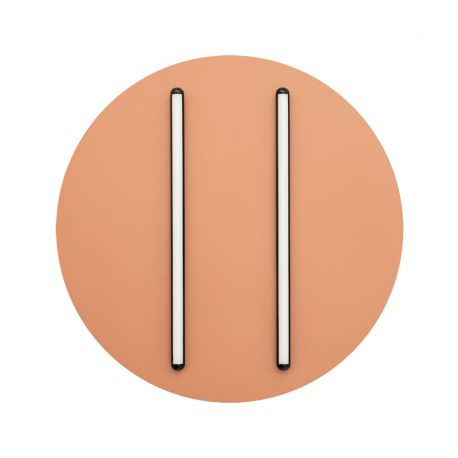 Plafoniere - Plafoniera LED 24W 3000K BLACK STICK-BRICK RED ZB-2567