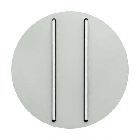 Plafoniere - Plafoniera LED 43W 3000K BLACK STICK-GREY ZB-2570