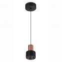 Pendul LED design minimalist modern, GRUISSAN negru/auriu MA-8467