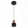 Pendul LED design minimalist modern, GRUISSAN negru/auriu MA-8467