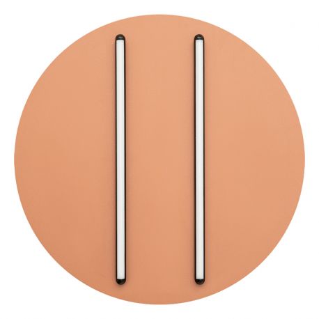 Plafoniere - Plafoniera LED 43W 3000K BLACK STICK-BRICK RED ZB-2569