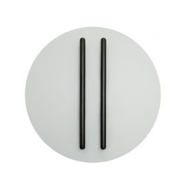 Plafoniere - Plafoniera LED 13W 3000K BLACK STICK-GREY ZB-2573