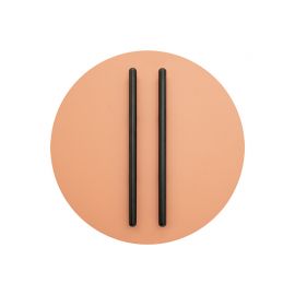 Plafoniere - Plafoniera LED 13W 3000K BLACK STICK-BRICK RED ZB-2574