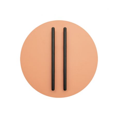 Plafoniere - Plafoniera LED 13W 3000K BLACK STICK-BRICK RED ZB-2574