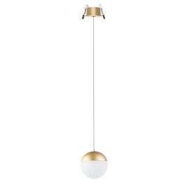 Pendule, Lustre suspendate - Pendul LED incastrabil design minimalist, KILDA auriu MA-8437