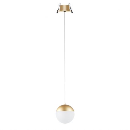 Pendule, Lustre suspendate - Pendul LED incastrabil design minimalist, KILDA auriu MA-8437