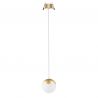 Pendul LED incastrabil design minimalist, KILDA auriu MA-8437