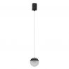 Pendul LED design minimalist, KILDA negru MA-8439