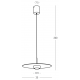 Pendule, Lustre suspendate - Lustra, Pendul LED 21W 3000K SANDY BLACK ZB-2585