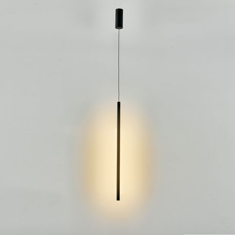 Pendule, Lustre suspendate - Pendul LED design minimalist, TORCH negru MA-8483
