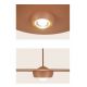 Pendule, Lustre suspendate - Lustra, Pendul LED 21W 3000K SANDY BRICK RED ZB-2588