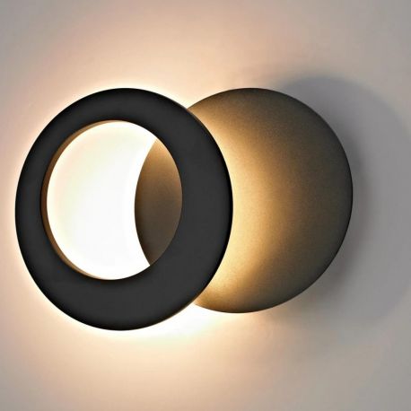 Aplice, corpuri de iluminat pentru pereti - Aplica LED stil ambiental, KILDA negru MA-8464