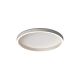 Plafoniera LED CCT, diametru 40cm, BRUSHED SILVER ZB-25161