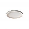 Plafoniera LED CCT, diametru 40cm, BRUSHED SILVER ZB-25161