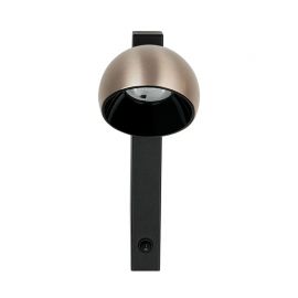 Aplica spot LED directionabil BRUSHED CHAMPAGNE GOLD ZB-25340