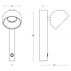 Aplice, corpuri de iluminat pentru pereti - Aplica spot LED directionabil BRUSHED CHAMPAGNE GOLD ZB-25340
