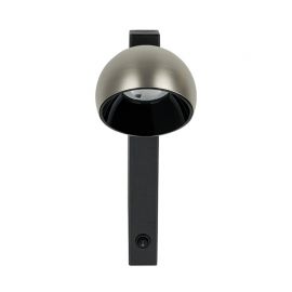 Aplice, corpuri de iluminat pentru pereti - Aplica spot LED directionabil BRUSHED NICKEL ZB-25341