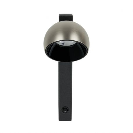 Aplice, corpuri de iluminat pentru pereti - Aplica spot LED directionabil BRUSHED NICKEL ZB-25341