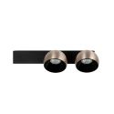 Aplica cu 2 spoturi LED directionabile BRUSHED CHAMPAGNE GOLD ZB-25342