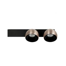 Aplica cu 2 spoturi LED directionabile BRUSHED CHAMPAGNE GOLD ZB-25342