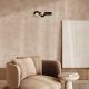 Corpuri de iluminat - Aplica cu 2 spoturi LED directionabile BRUSHED CHAMPAGNE GOLD ZB-25342